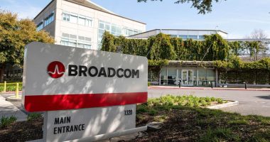 stock market today (Broadcom acquiring VMware)
